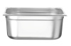 HENDI Konteineris GN 2/3, Kitchen Line, 13L, nerūdijantis plienas, 354x325x(H)150 mm 806241 | E-gastro