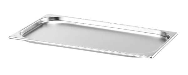 HENDI Konteineris GN 1/1, Budget Line, 2,5L, nerūdijantis plienas, 530x325x(H)20mm 800102 | E-gastro