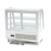 MAXIMA Vitrininis šaldytuvas 100 L 68 cm baltas 09400836 | E-gastro