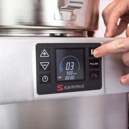 SAMMIC Kuteris-emulgatorius KE-5V su elektroniniu grafiniu skydeliu, 230V/1500W, 5,5L
