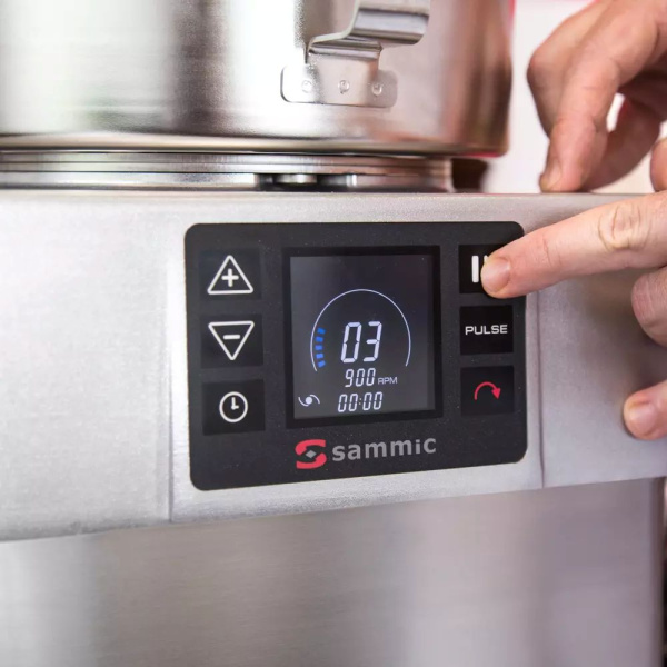 SAMMIC Kuteris-emulgatorius KE-5V su elektroniniu grafiniu skydeliu, 230V/1500W, 5,5L