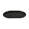 FINE DINE Ovali lėkštė Coal, juoda, 320x200mm, 6 vnt. 04ALM002564 | E-gastro