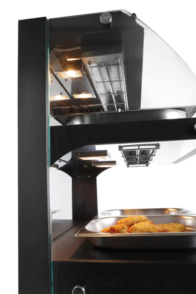 HENDI Stalinė kvarcinė šildymo vitrina, dviejų lygių, 650x485x(H)630mm 233962 | E-gastro