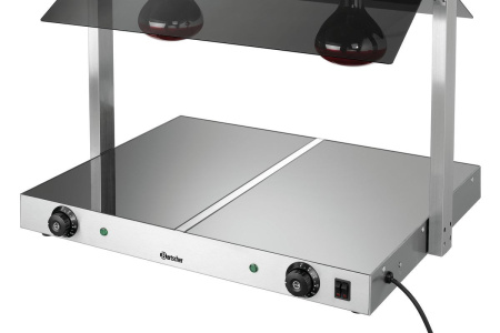 BARTSHER Infraraudonųjų spindulių maisto šildytuvas I2WL800, 740 mm, 230V/0,8kW 114272 | E-gastro