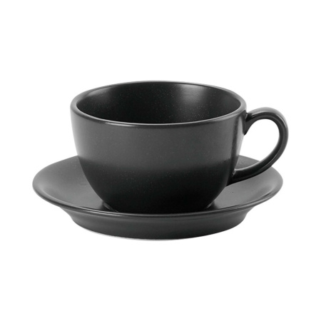 FINE DINE Puodelis Coal, juodas, 320 ml, 6 vnt. 04ALM001517 | E-gastro