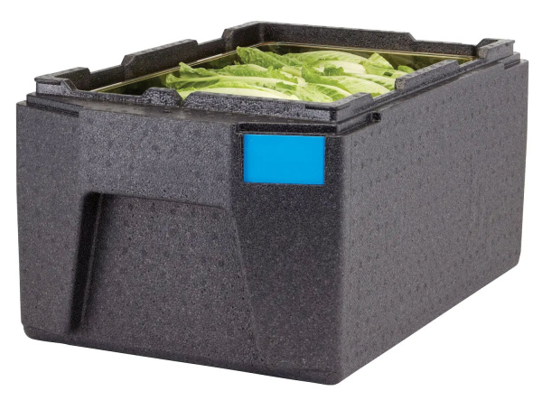 CAMBRO Termokonteineris Cam GoBox, pakraunamas iš viršaus, GN 1/1, 46 l, Juodas, 680x400x(H)321mm EPP180LH110 | E-gastro