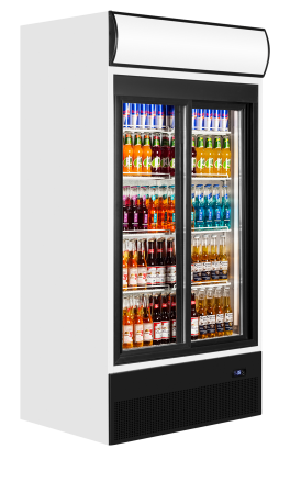 TEFCOLD 2 durų prekybinis šaldytuvas FSC1000S