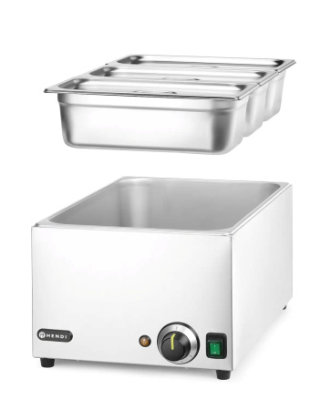 HENDI Rinkinys: marmitas RANGER + 3x GN 1/3 su dangčiu, GN 1/1, 590x332x(H)242mm 238967 | E-gastro