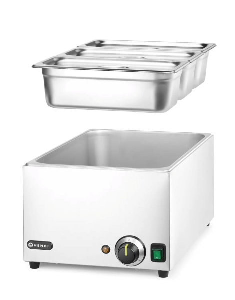 HENDI Rinkinys: marmitas RANGER + 3x GN 1/3 su dangčiu, GN 1/1, 590x332x(H)242mm 238967 | E-gastro