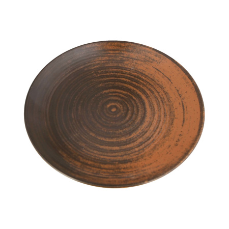 FINE DINE Negili lėkštė Lykke, ruda, ø170 mm , 6 vnt. 04ALM005935 | E-gastro