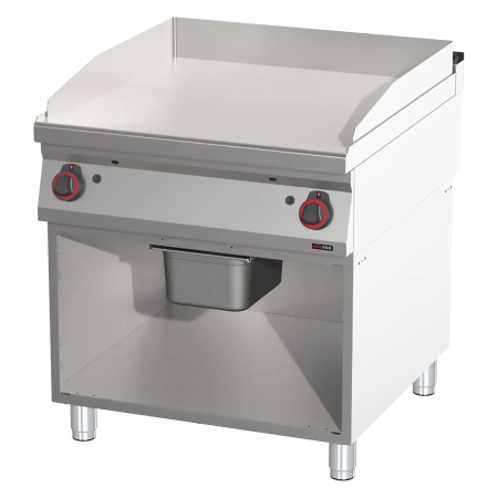 REDFOX Dujinė lygi kepimo plokštuma ant atviros spintelės FTH 90/80 G