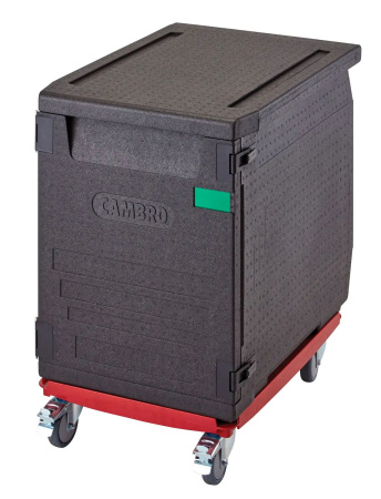CAMBRO Termokonteineris Cam GoBox, 600x400 mm, pakraunamas iš priekio, 155L., Juodas, 770x540x(H)687mm EPP4060FNR110 | E-gastro