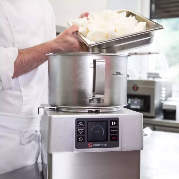 SAMMIC Kuteris-emulgatorius KE-5V su elektroniniu grafiniu skydeliu, 230V/1500W, 5,5L