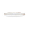 FINE DINE Trikampė lėkštė Sand, kreminė, ø270 mm, 6 vnt. 04ALM007013 | E-gastro