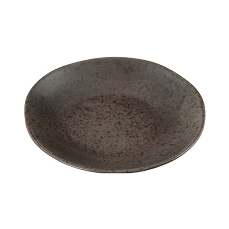 FINE DINE Gili lėkštė Ironstone, juoda, ø280 mm, 6 vnt. 04SWA000073 | E-gastro