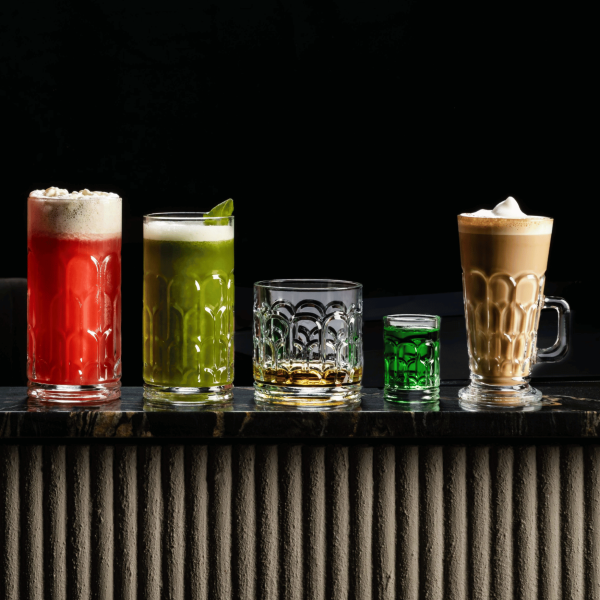 FINE DINE Latte stiklinė Archie, 260 ml, 6 vnt LH-ARH426KF | E-gastro