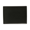 FINE DINE Stačiakampė lėkštė Coal, juoda, 350x260mm, 6 vnt. 04ALM001524 | E-gastro