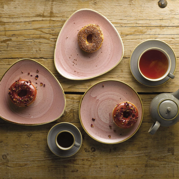 FINE DINE Trikampis dubuo Petal Pink, rožinė,  ø235 mm, 6 vnt. SPPSTRB91 | E-gastro