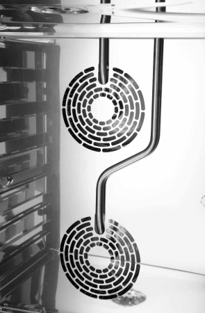 HENDI Konvekcinė garinė krosnis 6x GN 1/1, elektrinė, elektromechaninis valdymas, 730x784x(H)850mm