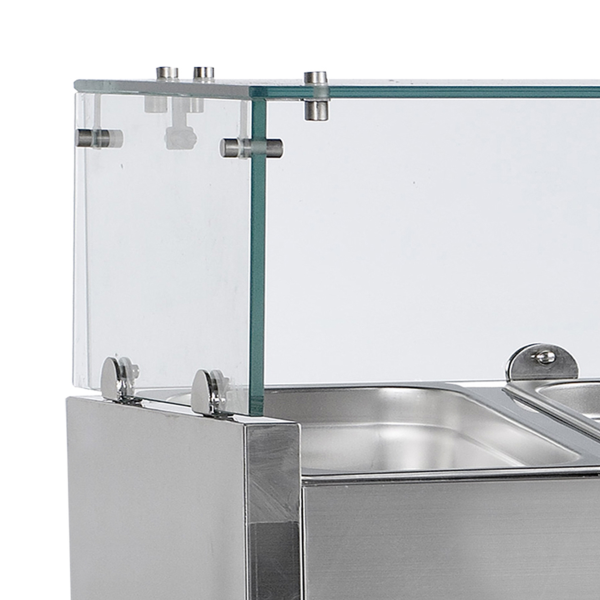 TEFCOLD Vitrininis šaldytuvas GN1/4 VK33-140 16501 | E-gastro