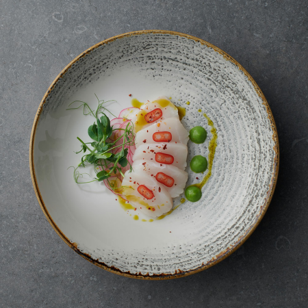 FINE DINE Dubuo Homespun Accents, pilkas, ø182 mm, 12 vnt. HAJGEVB71 | E-gastro