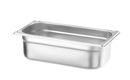 HENDI Konteineris GN 1/3, Kitchen Line, 4 L, nerūdijančio plieno, 325x176x(H)100 mm 806432 | E-gastro