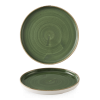 FINE DINE Lėkštė aukštu krašteliu Sorrel, žalia, ø210 mm, 6 vnt. SSRSWP211 | E-gastro