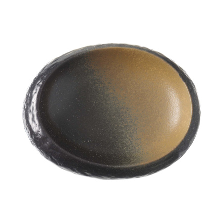 FINE DINE Azijietiška gili lėkštė  Moon, rudas, ø190 mm, 3 vnt. 781654 | E-gastro