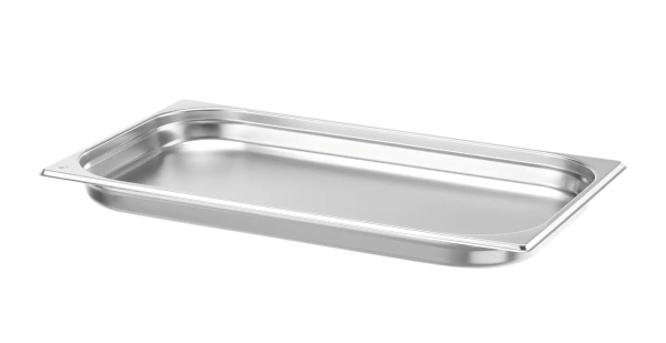 HENDI Konteineris GN 1/1, Budget Line, 5L, nerūdijantis plienas, 530x325x(H)40mm 800119 | E-gastro