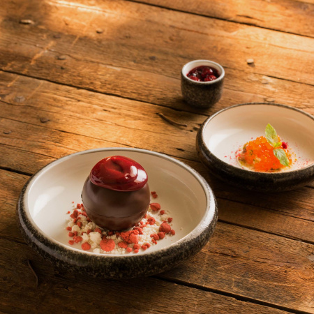 FINE DINE Dubuo Silk, pilkas, ø255 mm, 2 vnt. 774724 | E-gastro