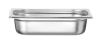 HENDI Konteineris GN 1/4, Budget Line, 1,8L, nerūdijantis plienas, 265x162x(H)65 mm 800522 | E-gastro