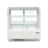 MAXIMA Vitrininis šaldytuvas 100 L 68 cm baltas 09400836 | E-gastro