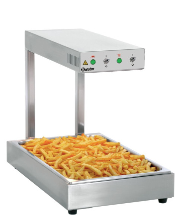  BARTSHER Maisto šildytuvas su infraraudonųjų spindulių lempa 1HR1000, GN 1/1, 230V/1kW A114001 | E-gastro