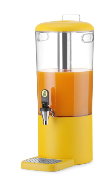 HENDI Sulčių dispenseris, UNIQ, designed by Robert Bronwasser, 8L, Geltonas, 318x216x(H)532mm 425039 | E-gastro