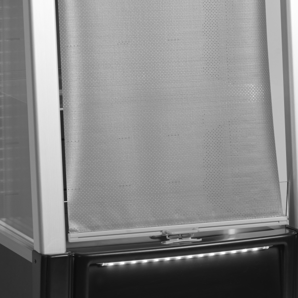TEFCOLD Žemo profilio atvira vitrina ODC60 BLACK 31493 | E-gastro
