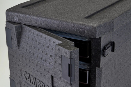 CAMBRO Termokonteineris Cam GoBox, pakrovimas iš priekio, GN 1/1, 86L, Juodas, 640x440x(H)625mm EPP400110 | E-gastro