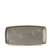 FINE DINE Stačiakampė lėkštė Peppercorn, pilkas, 395x140 mm, 6 vnt. SPGSOP111 | E-gastro