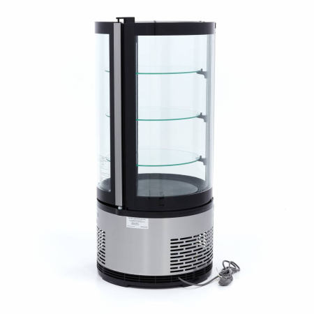MAXIMA Vitrininis šaldytuvas apvalus 100 L 48 cm 09400841 | E-gastro