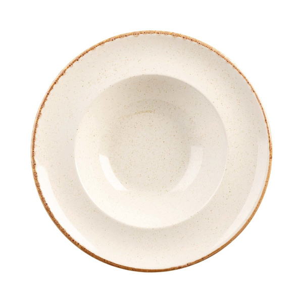 FINE DINE Makaronų lėkštė Sand, kreminė, ø300 mm, 6 vnt. 04ALM002250 | E-gastro