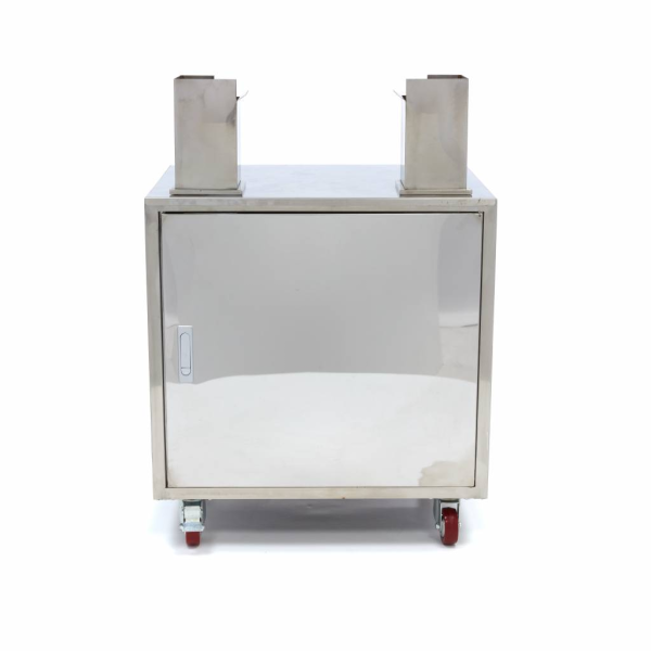 MAXIMA Nerūdijančio plieno vežimėlis sulčiaspaudei su ratukais