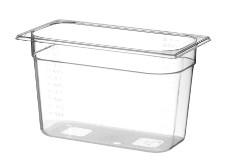HENDI GN - konteineris, polikarbonatas 1/3, 7,8 L, 325x176 (H) 200 mm 861509 | E-gastro