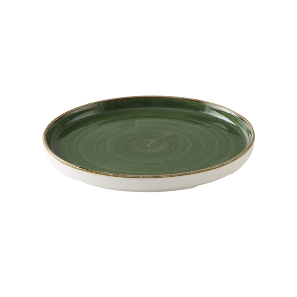FINE DINE Lėkštė aukštu krašteliu Sorrel, žalia, ø260 mm, 6 vnt. SSRSWP261 | E-gastro