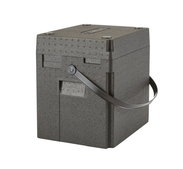 CAMBRO Termokonteineris Cam GoBox gėrimams, pakrovimas iš viršaus, 35L, Juodas, 420x335x(H)420mm EPPBEVBKST110 | E-gastro