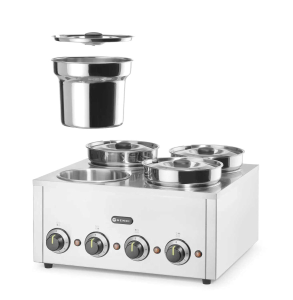 HENDI Marmitas Thermosystem 4, 16L, 506x509x(H)298mm 201466 | E-gastro