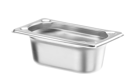 HENDI Konteineris GN 1/9, Kitchen Line, 0,6L, nerūdijantis plienas, 176x108x(H)65 mm 806722 | E-gastro
