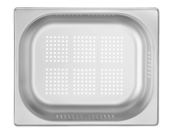 HENDI Perforuotas konteineris GN 1/1, Kitchen Line, 5L, nerūdijantis plienas, 530x325x(H)40 mm 807118 | E-gastro
