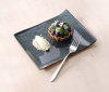 FINE DINE Stačiakampė lėkštė Arando, pilka, 215x120mm, 6 vnt. 778562 | E-gastro